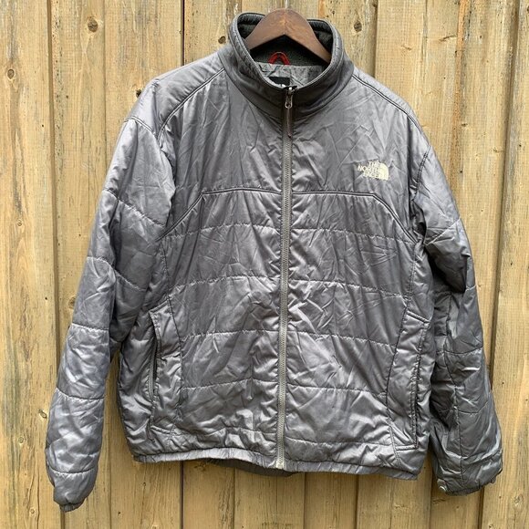 The North Face Jacket Large Silver/Gray - Picture 1 of 7